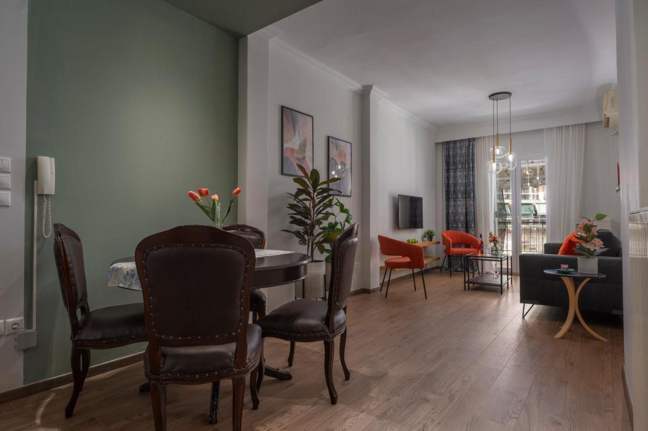 Estia Thessaloniki Apartment, Cozy, Spacious, Sunny, 2 Rooms-5 Beds المظهر الخارجي الصورة