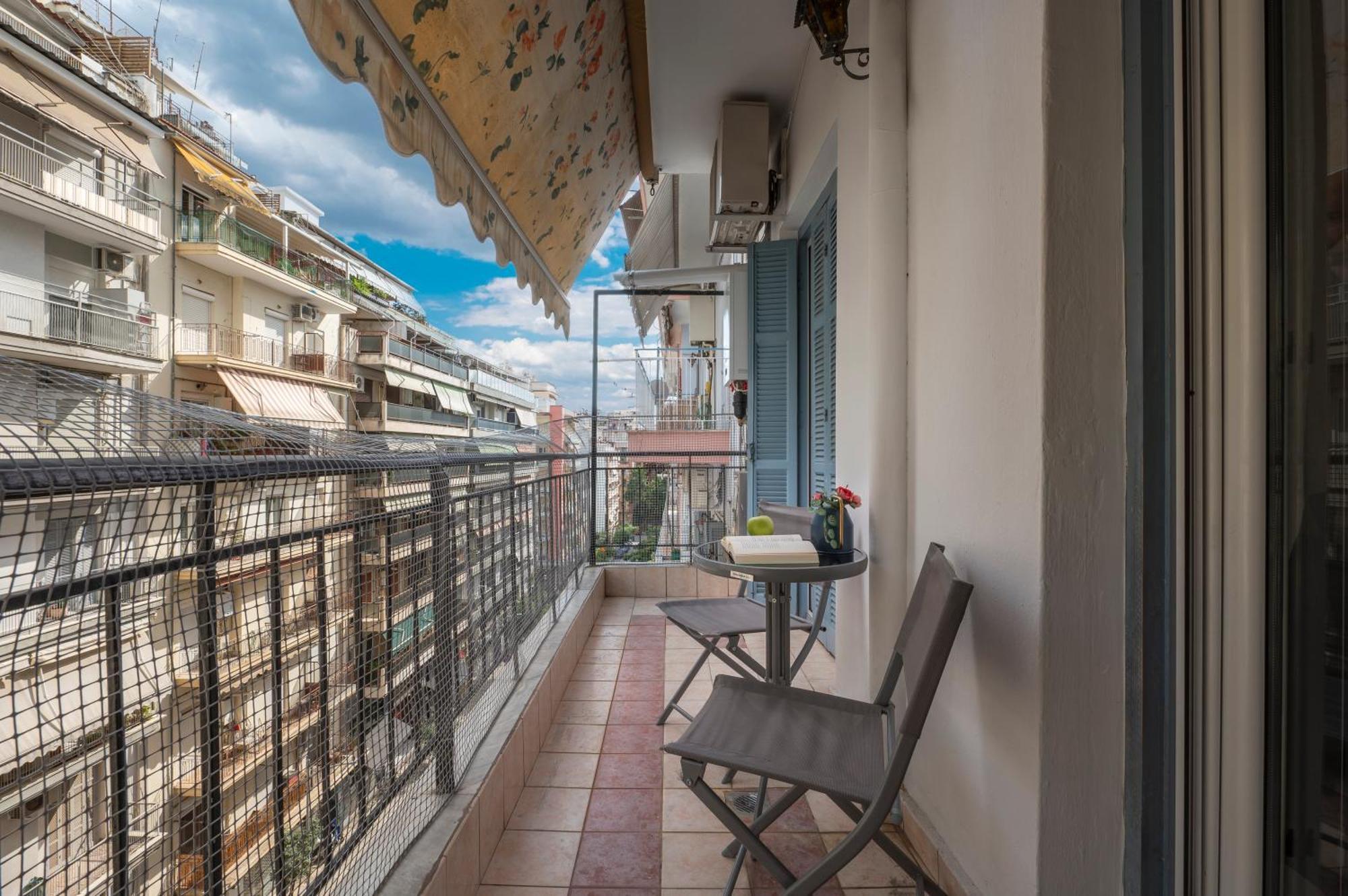 Estia Thessaloniki Apartment, Cozy, Spacious, Sunny, 2 Rooms-5 Beds المظهر الخارجي الصورة