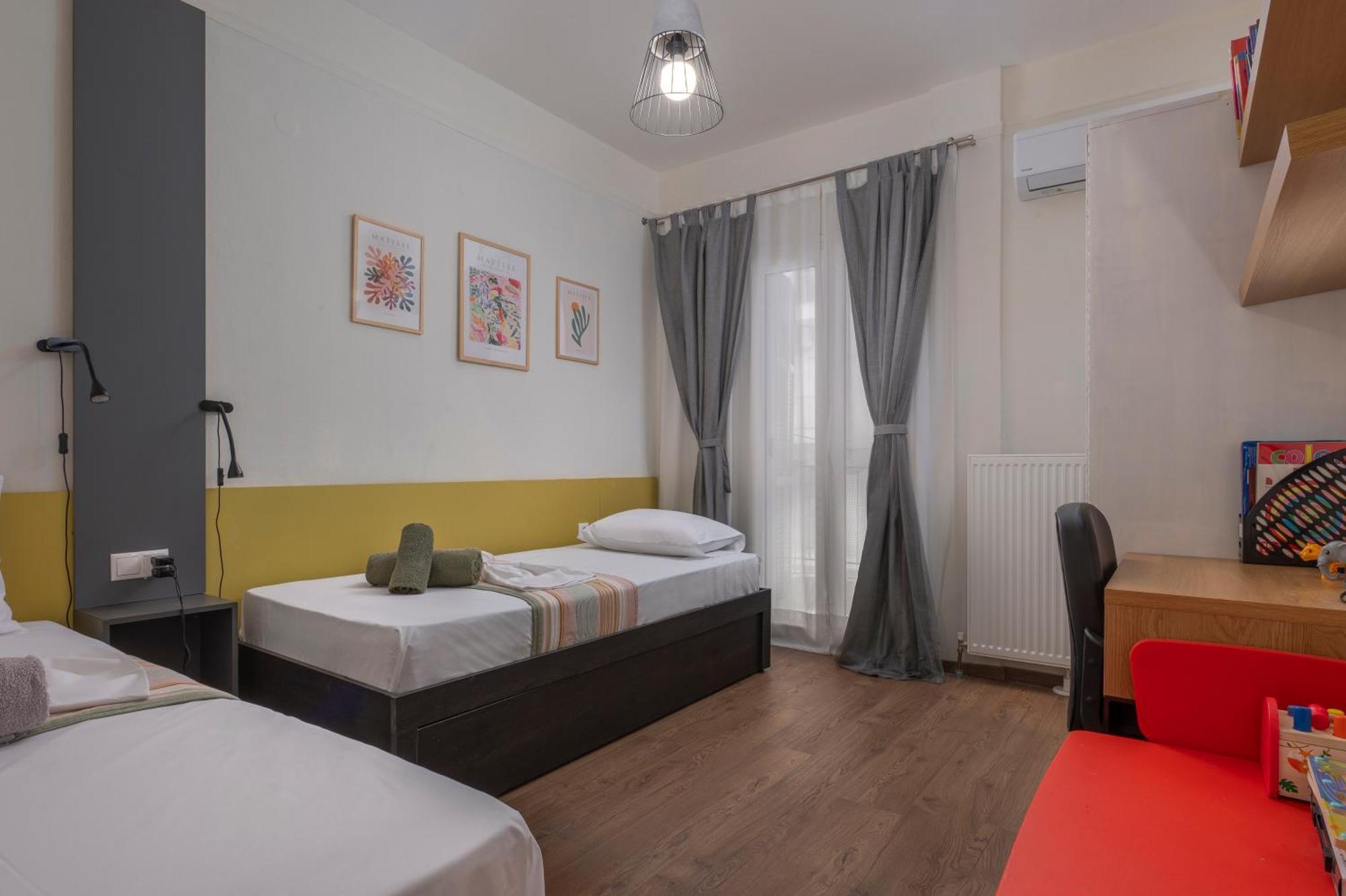 Estia Thessaloniki Apartment, Cozy, Spacious, Sunny, 2 Rooms-5 Beds المظهر الخارجي الصورة