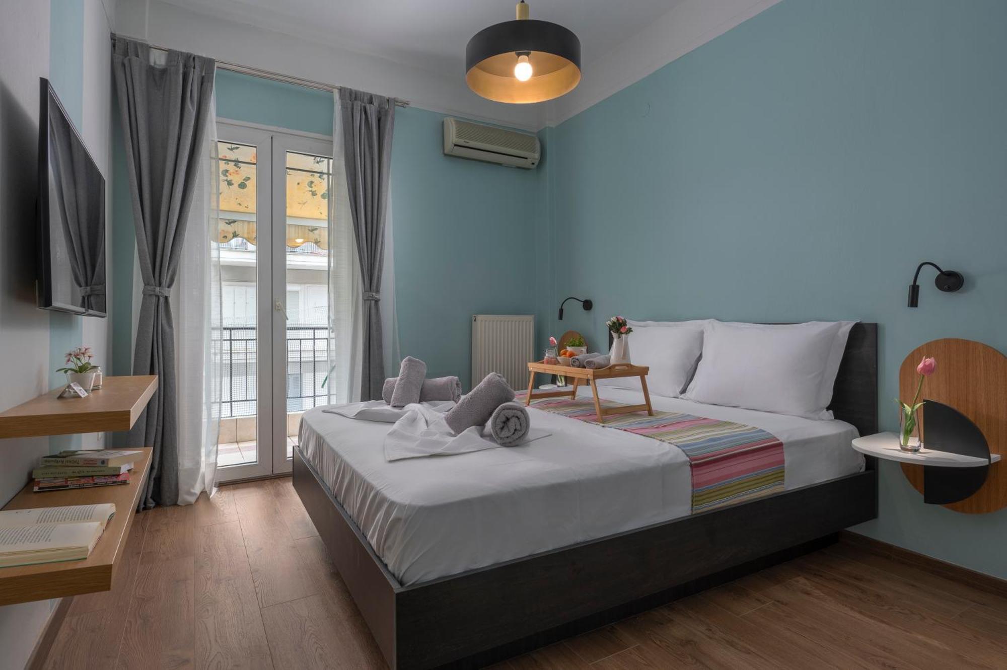 Estia Thessaloniki Apartment, Cozy, Spacious, Sunny, 2 Rooms-5 Beds المظهر الخارجي الصورة